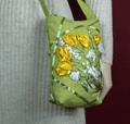 сумка с вышивкой лентами